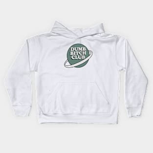 dumb b club planet Kids Hoodie